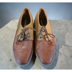 Sonoma Goods For Life Mens 10.5 M Brown Lace Up Casual  Dress Shoes Oxford Derby